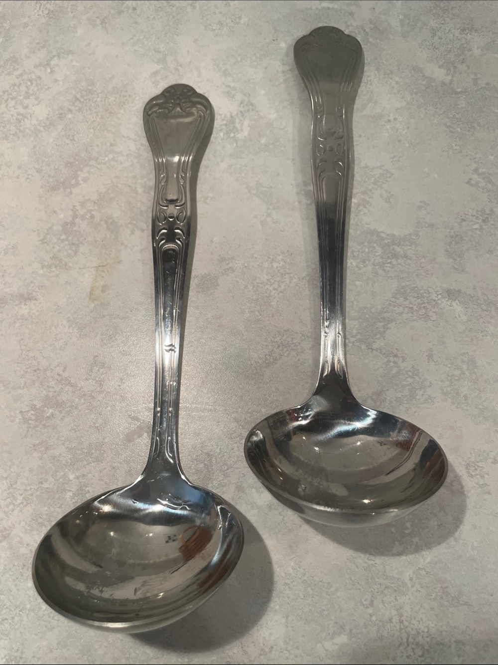 Spoonful of Comfort Stainless Steel Silver Serving Ladles
